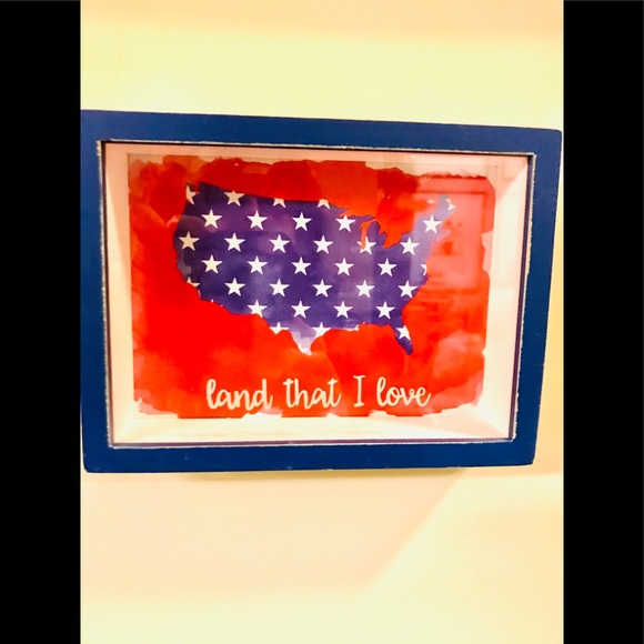 American Map Motivational Sign Shelf Sitter New - Picture 3 of 8